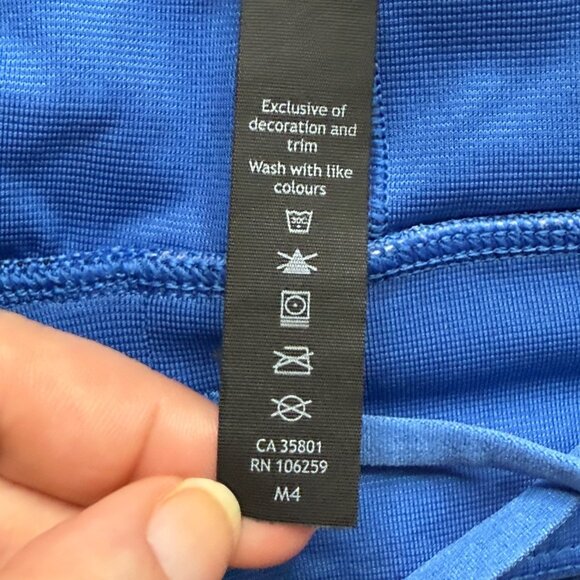 Lululemon License to Train Shorts Men L Blue Marbled Linerless 10" - Picture 7 of 16